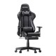 Oneray Black Chair Gaming με υποπόδιο (D0921-F)	