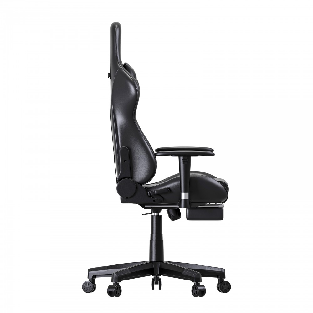 Oneray Black Chair Gaming με υποπόδιο (D0921-F)	