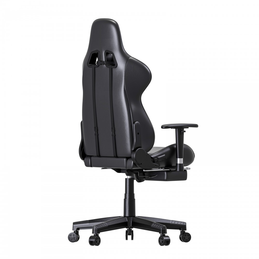 Oneray Black Chair Gaming με υποπόδιο (D0921-F)	