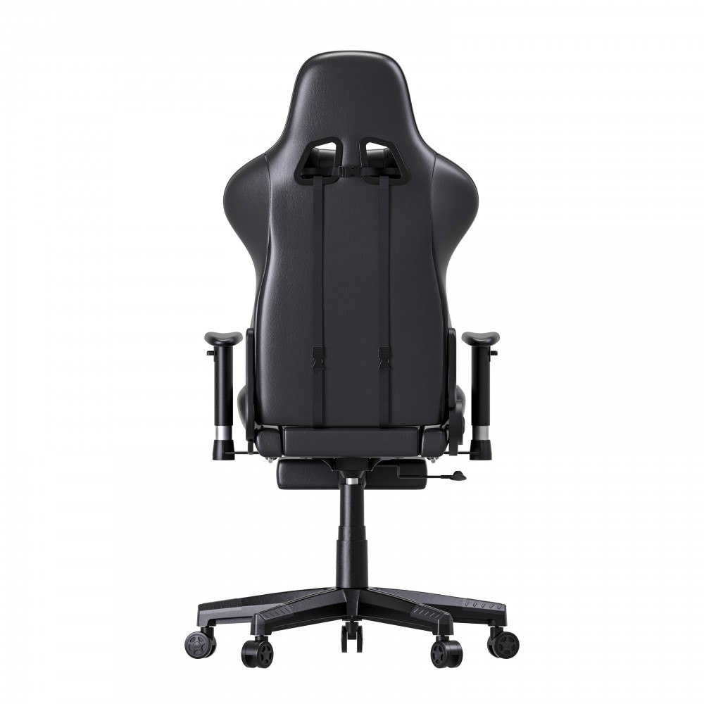 Oneray Black Chair Gaming με υποπόδιο (D0921-F)	