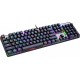 Motospeed CK104 Keyboard Ασημί (Red switches) GR