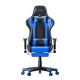 Oneray Black-Blue Chair Gaming με υποπόδιο (D0921-F)	