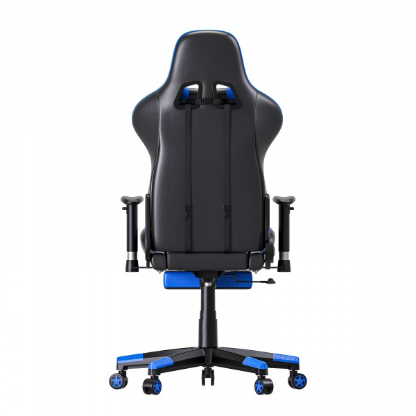 Oneray Black-Blue Chair Gaming με υποπόδιο (D0921-F)	