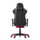 Oneray Black-Red Chair Gaming με υποπόδιο (D0921-F)