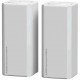 Xiaomi Mesh System AX3000 Access Point Wi‑Fi 6 Dual Band (2.4 & 5GHz) σε Διπλό Kit Λευκό