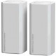 Xiaomi Mesh System AX3000 Access Point Wi‑Fi 6 Dual Band (2.4 & 5GHz) σε Διπλό Kit Λευκό