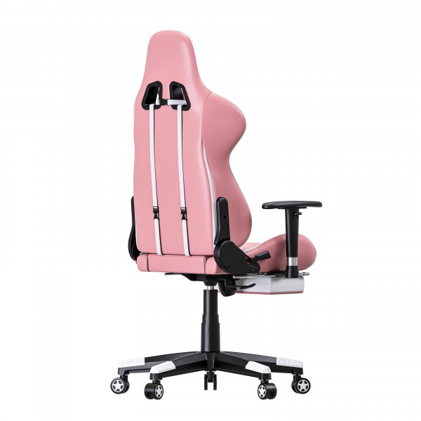 Oneray Pink Chair Gaming με υποπόδιο (D0921-F)