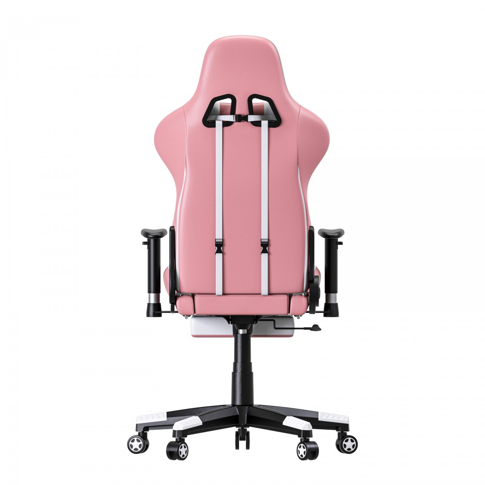 Oneray Pink Chair Gaming με υποπόδιο (D0921-F)