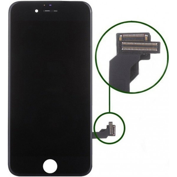 Οθόνη με Μηχανισμό Αφής για iPhone 8 (Μαύρο)