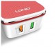 Ldnio Φορτιστής με 2 Θύρες USB-A και Καλώδιο Lightning 30W Quick Charge 3.0 Λευκός (A2405Q)