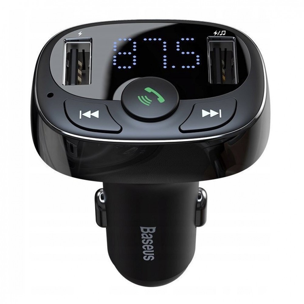 Baseus FM Transmitter Αυτοκινήτου T Shaped S-09A με Bluetooth / MicroSD / USB