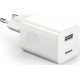 BASEUS φορτιστής τοίχου CCALL-BX02, 1x USB, Quick Charge 3.0 23W 3A, λευκός