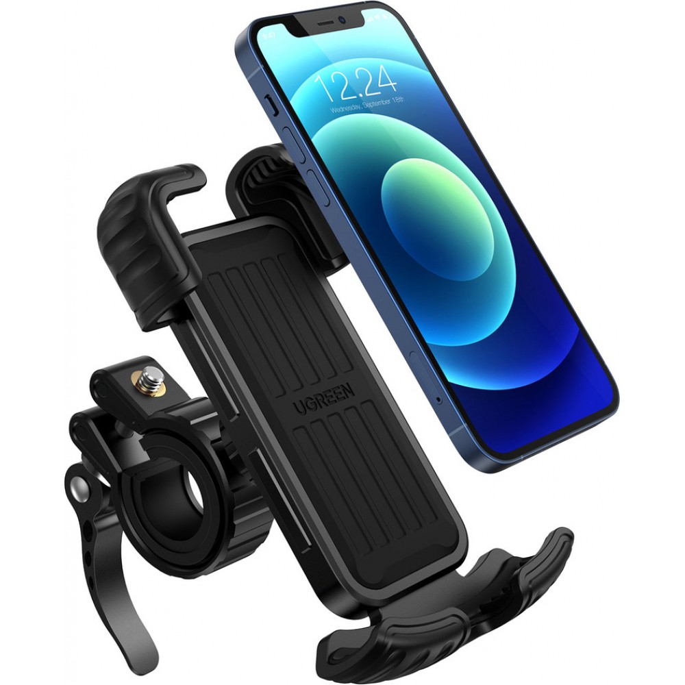 Ugreen cycling Mount Phone Holder (Applicable for bicycle and Motorcycle) black (LP494 black)