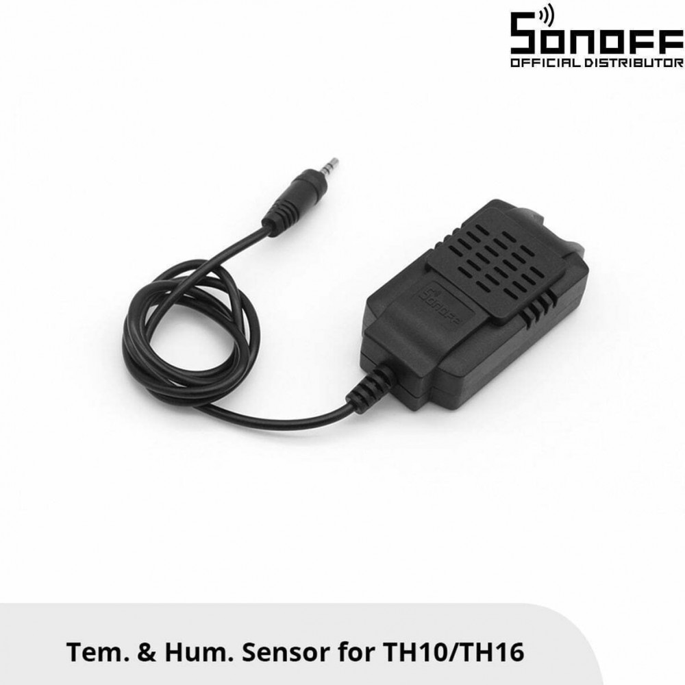 Sonoff Aισθητήρας θερμοκρασίας & Υγρασίας WiFi 2.5mm μαύρος SNF-SI7021