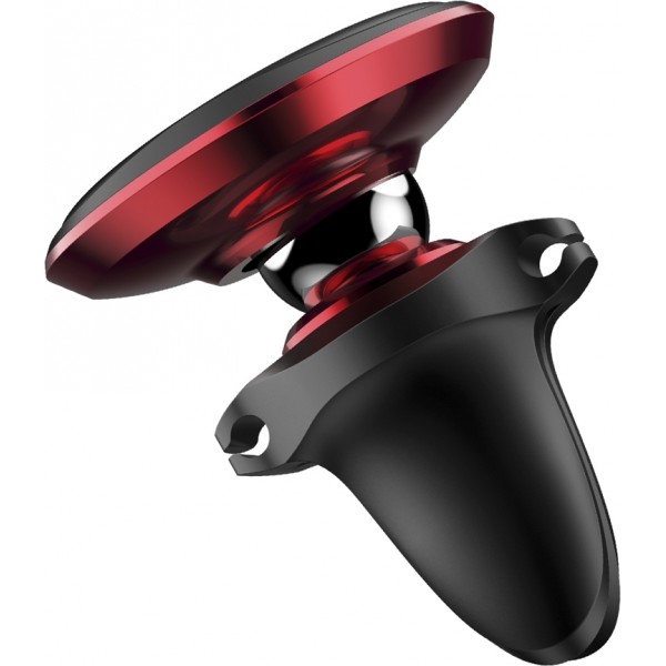 Baseus Βάση Κινητού Αυτοκινήτου Μαύρη/Κόκκινη με Μαγνήτη SUGX-A09