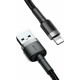 BASEUS Καλώδιο Σύνδεσης Lightning 8 PIN 1,5A 2m για iPhone Black/Grey CALKLF-CG1