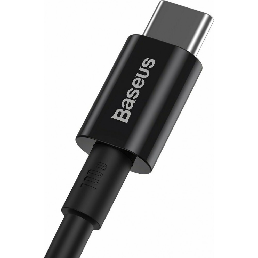 Baseus Superior USB 2.0 Cable USB-C male - USB-C male Μαύρο 1m (CATYS-B01)