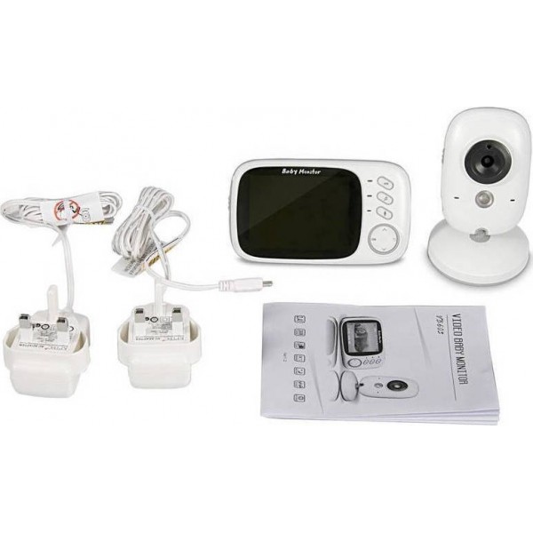 Ασύρματη Ενδοεπικοινωνία Μωρού Με Κάμερα & Ήχο VB603