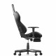 Oneray Black Chair Gaming με υποπόδιο (D0921-F)	