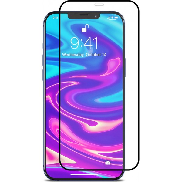 Full προστασία οθόνης για iPhone 12 mini Tempered Glass πλήρους κάλυψης Full Glue 9H OEM 0.26mm