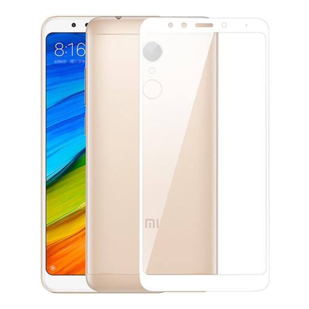 Oem Tempered Glass Xiaomi Redmi 5 Full Cover Λευκό