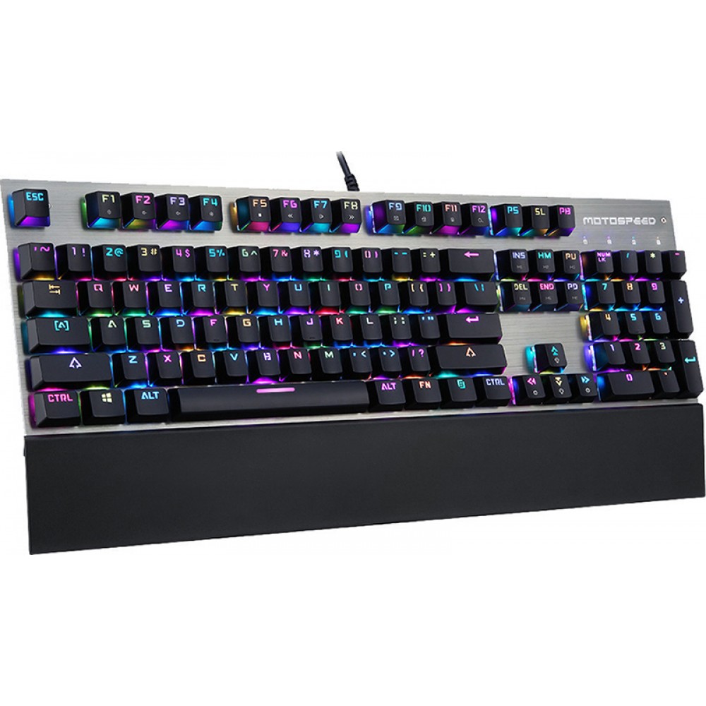 Motospeed CK108 (Blue Switches)(Silver) US